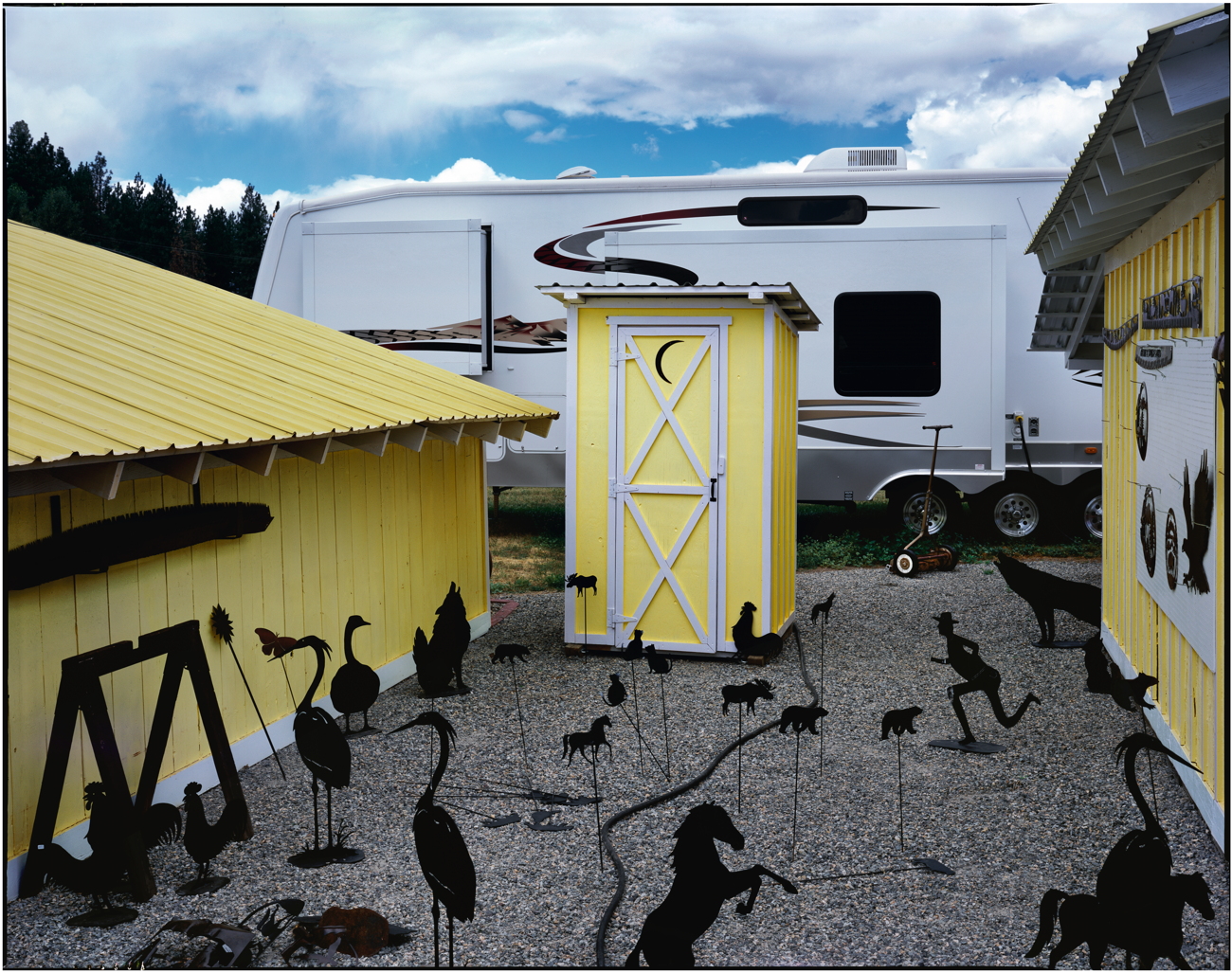 Blacksmith's back yard, Concrete, Washington, 2007