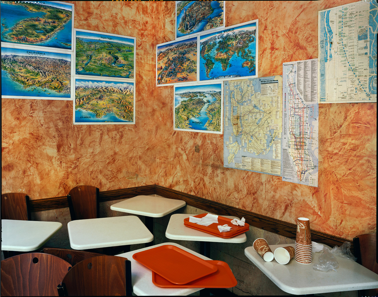 Coffee shop, New York City, 2012