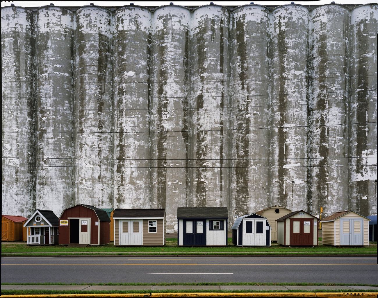 Grain elevators outside Cleveland, Ohio, 2015