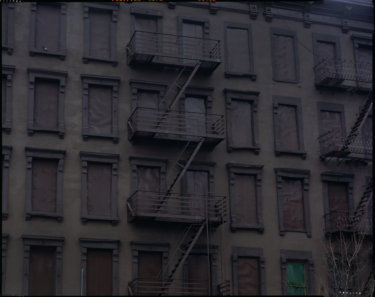 Abandoned apartment building, 106th Street and Third Ave., New York City, 2016