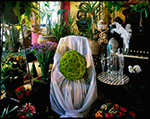 Artificial moss ball, florist display, East 23rd Street, New York City, 2006