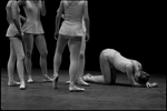 Exhausted dancer, Esperance Dance Theater, Williamsburg, Virginia, 1978